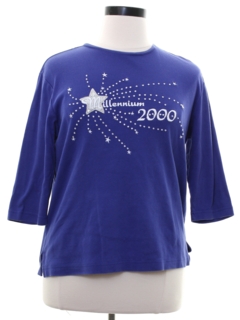 1990's Womens Y2k Millennium T-Shirt