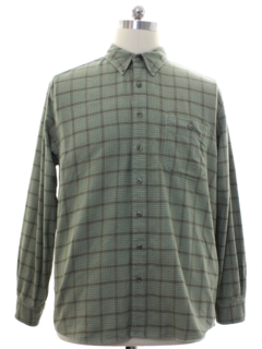 1990's Mens Plaid Flannel Shirt