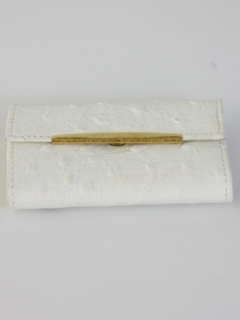 1960's Unisex Accessories - Don Loper Ostrich Leather Key Case Wallet