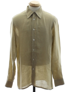 1990's Mens Linen Shirt