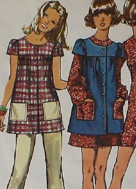 Simplicity 6293 vintage 1974 sewing pattern misses pant suit size 14 UNCUT