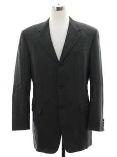 1980's Mens Canali Designer Totally 80s Blazer Sportcoat Jacket