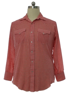 1980's Mens H Bar C Western Shirt