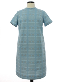 1970's Womens Mod Knit A-Line Dress