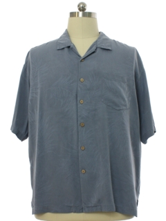 1990's Mens Jamaica Jaxx Silk Hawaiian Style Sport Shirt