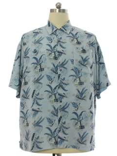 1990's Mens Silk Broadcloth Hawaiian Shirt