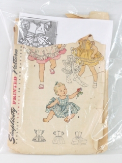1950's Womens/Childs Toddler Sewing Pattern