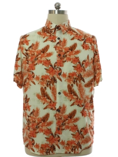 1990's Mens Margaritaville Rayon Hawaiian Shirt