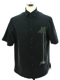 1990's Mens Embroidered Hawaiian Shirt