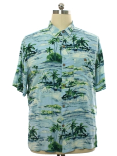 1990's Mens Joe Marlin Rayon Hawaiian Shirt