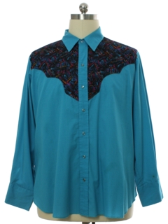 1980's Mens Rodeo Style Western Shirt