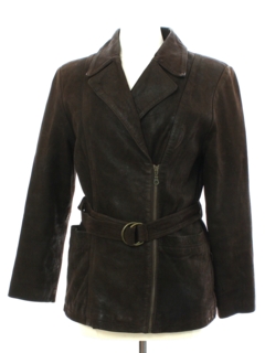 1970's Womens Mod Leather Jacket