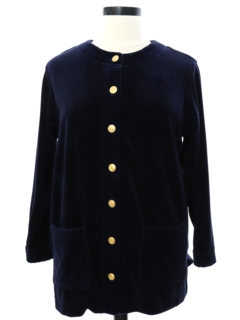1980's Womens Velour Jacket