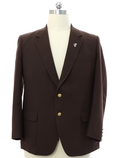 1970's Mens DIsco Blazer Style Sport Coat Jacket