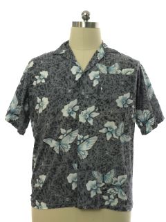 1980's Mens Cotton Barbados Hawaiian Shirt