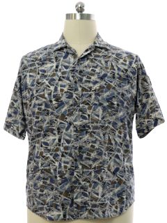 Mens Vintage 80s Graphic Print Shirts at RustyZipper.Com Vintage Clothing