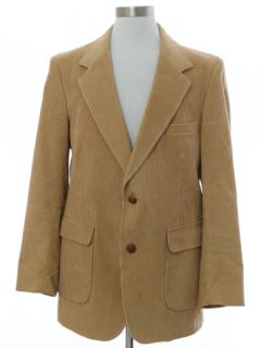 1980's Mens Corduory Blazer Sport Coat Jacket