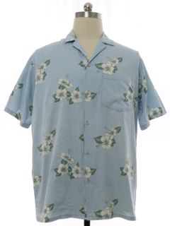 1990's Mens Barefoot in Paradise Cotton Hawaiian Shirt