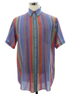 1980's Mens Preppy Shirt
