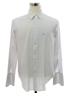 1960's Mens AFM Monogrammed French Cuff Shirt