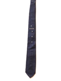 1950's Mens Silk Skinny Rockabilly Necktie