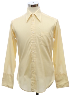 1970's Mens French Cuff Shirt
