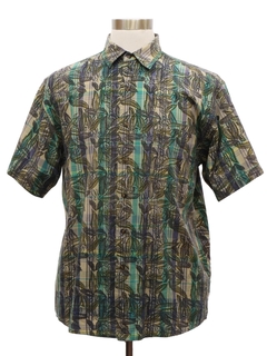 1990's Mens Eddie Bauer Cotton Hawaiian Shirt