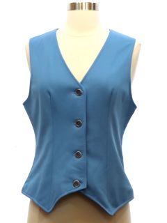 Women's Ringspun Allstars DP Vintage Re-issue Vest Top in Air Blue