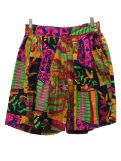 1990's Womens Cotton Baggy Shorts