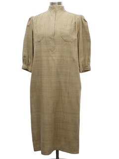 1970's Womens Silk Dress