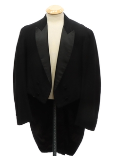 1940's Mens Fab Forties Tuxedo Tails Jacket