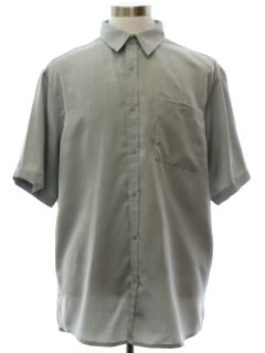 1990's Mens Subtle Palm Tree Design Hawaiian Shirt