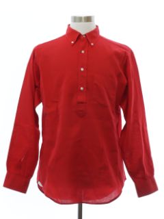 1960's Mens Mod Preppy Shirt