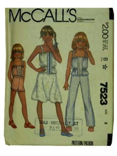 1980's Womens/Childs Pattern