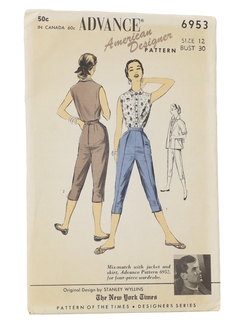 1960's Womens or Girls Pattern