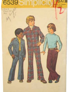 1970's Boys Pattern