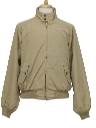 1980s Vintage Jacket: 80s -Barracuda- Mens light khaki tan polyester ...